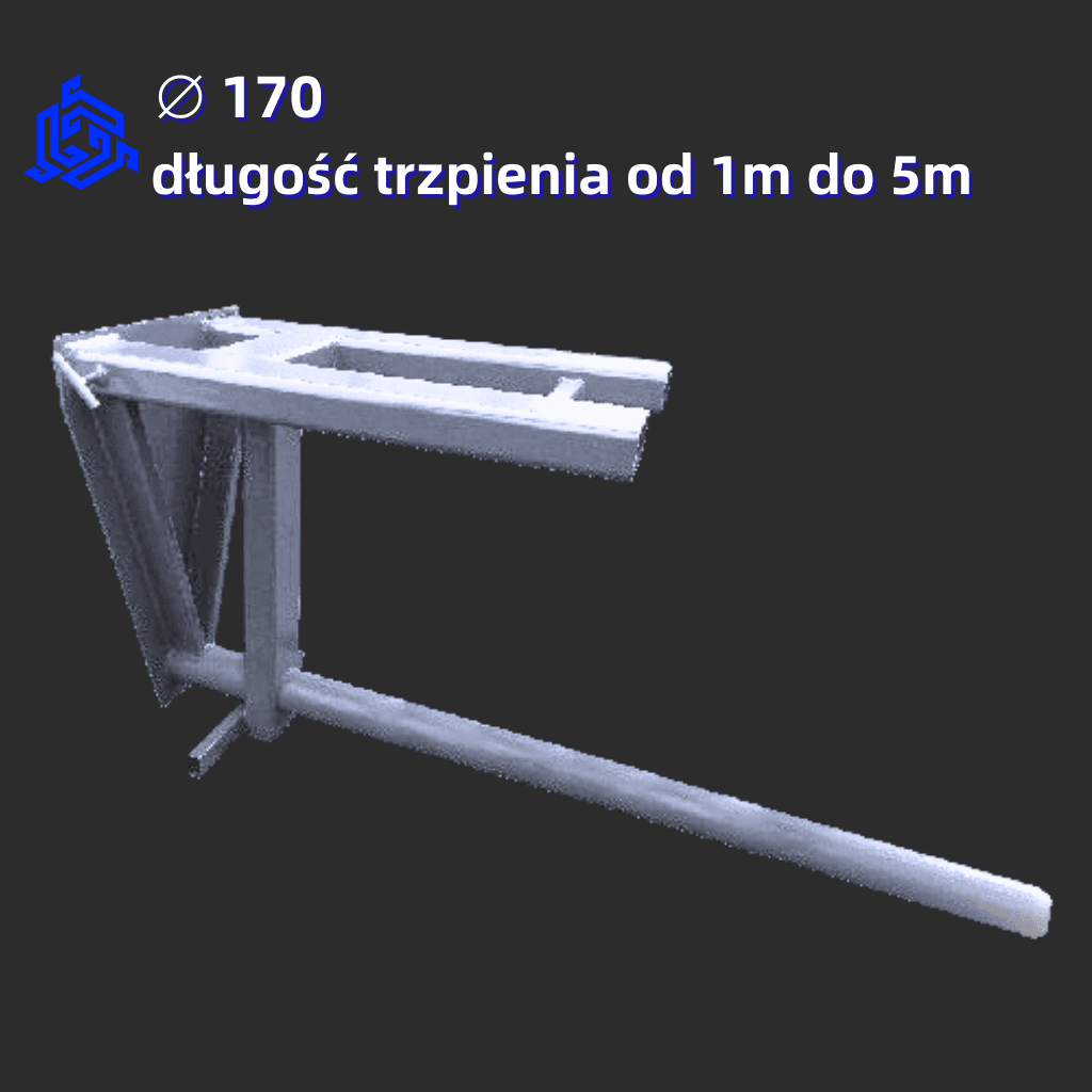 ostroga na wózek widłowy fi 170