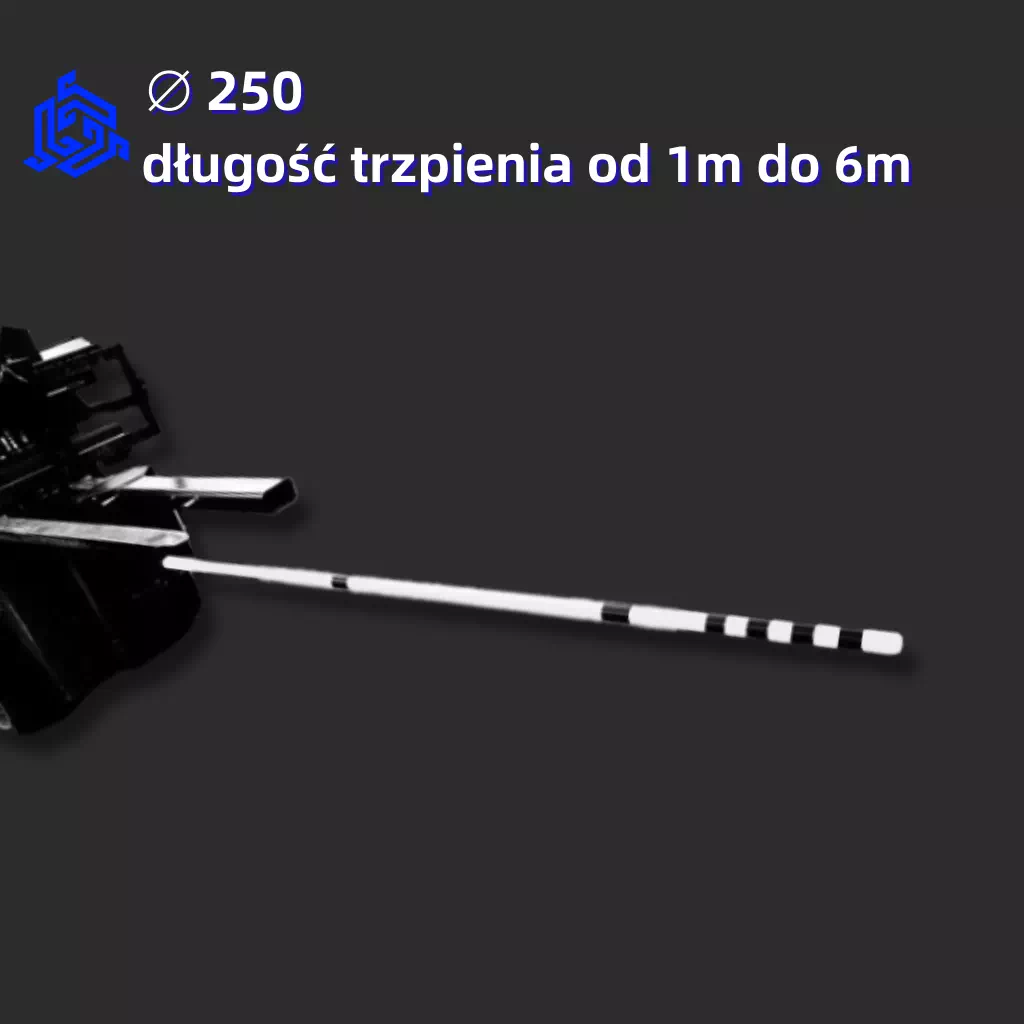 Trzpień do wózka widłowego do dywanów FI 250
