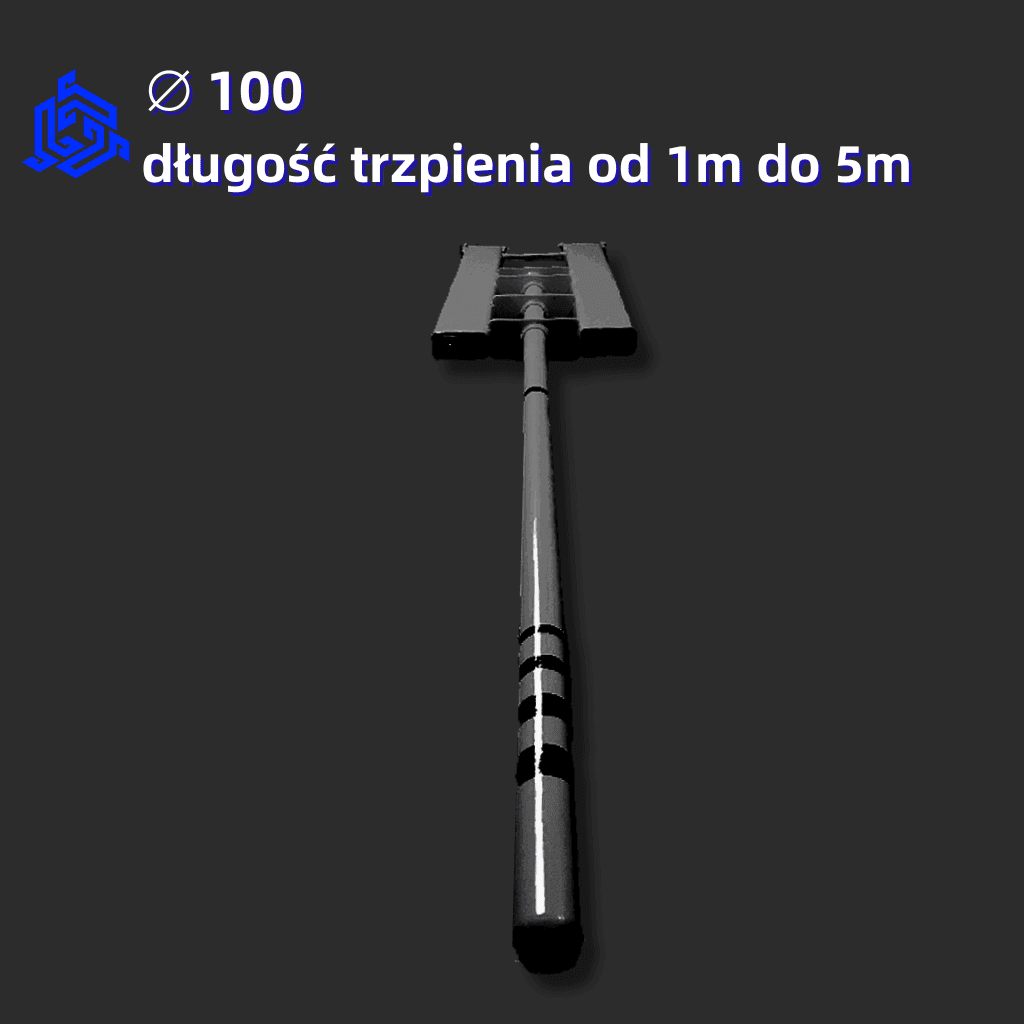 Trzpień na widły do zwojów fi 100